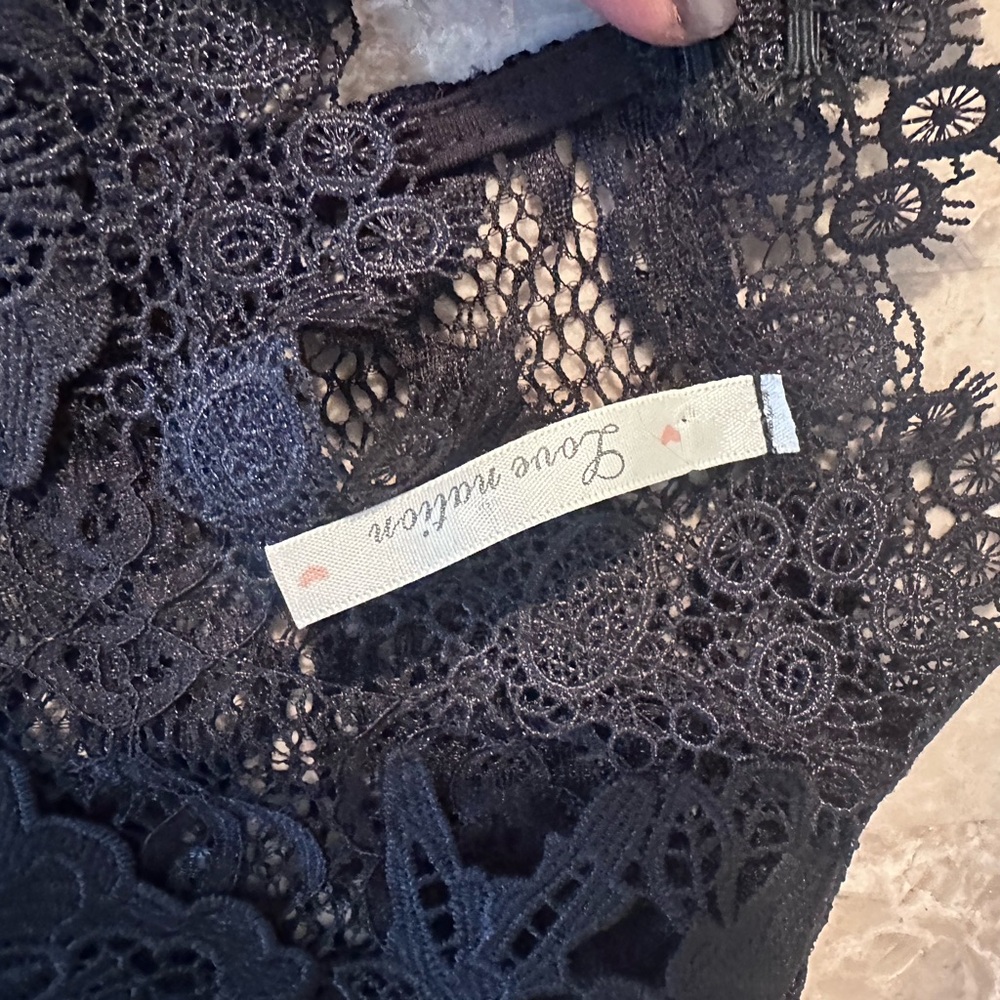 Black Lacs Bodysuit